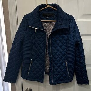 Marc New York Women's Quilted Jacket - Navy Blue